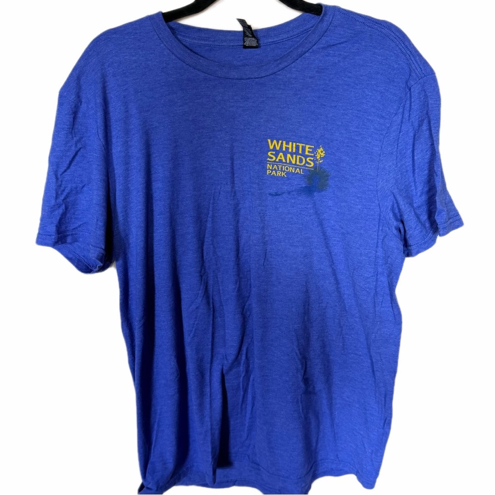 White sands national park blue tee L